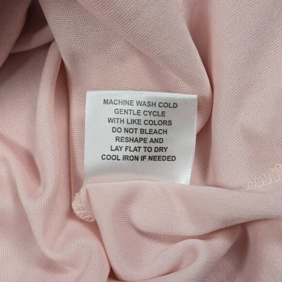 Eve & Maddie Pink Lace Sleeveless Blouse Sheer Mesh Yoke‎ Top XL Romantic Chic - Picture 9 of 13